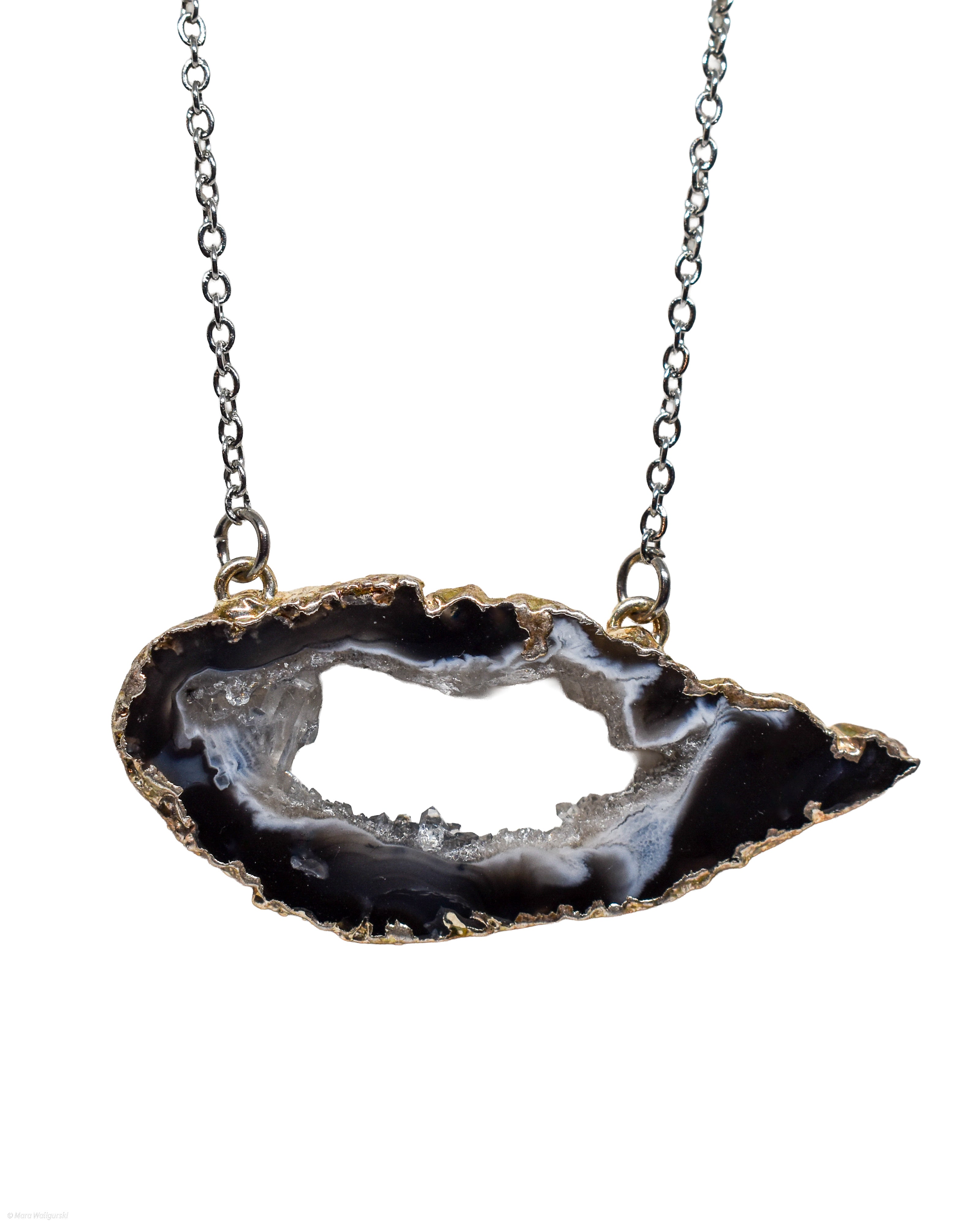 Geode Slice Necklace